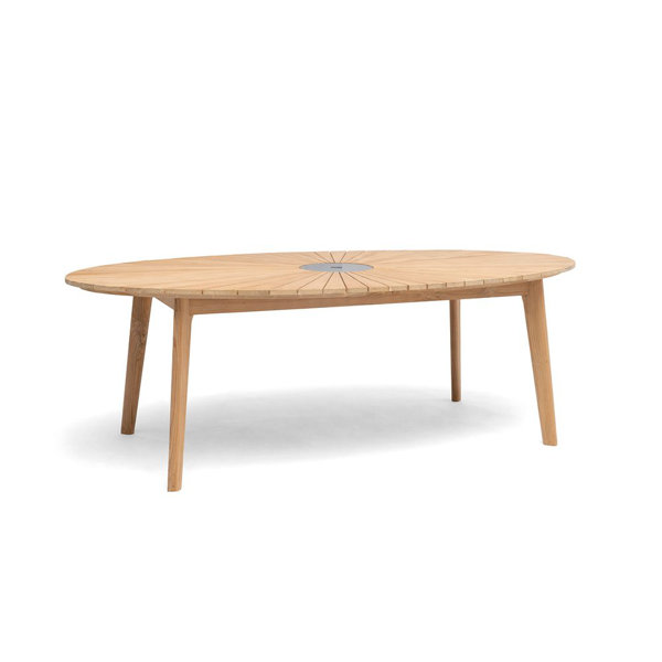 Rosalind Wheeler Esstisch Dilon Aus Granit Teak Wayfair De